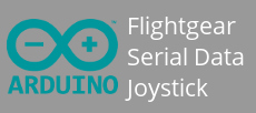 Arduino serial data to Flightgear flight simulator