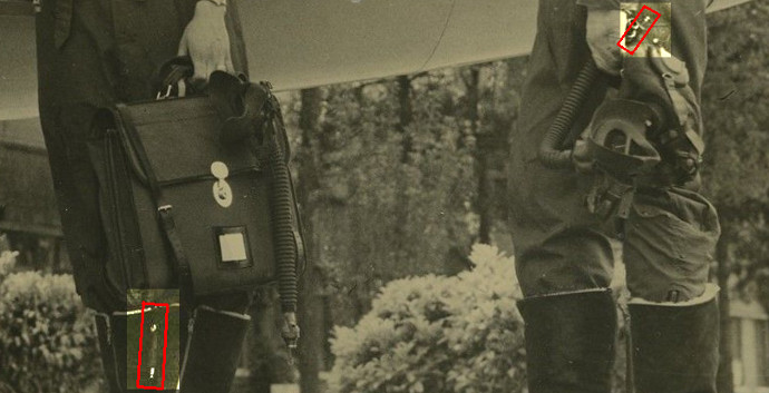 British C*-Type Wired Flying Helmet showing connector type 2091