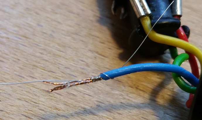 UK aircrew NATO headset extension lead