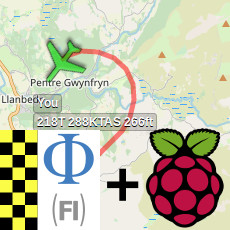 Flightgear Raspberry Pi Phi Map