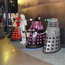 BritSciFi 2015 fan-built Daleks