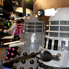 BritSciFi 2015 fan-built Daleks