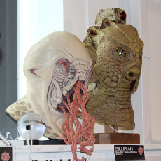BritSciFi 2015 Ood and Silurian masks