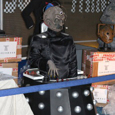 BritSciFi 2015 Davros (Genesis of the Daleks / Michael Wisher) remote controlled