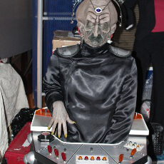 BritSciFi 2015 Davros (Genesis of the Daleks / Michael Wisher) remote controlled