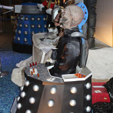 BritSciFi 2015 Davros (Genesis of the Daleks / Michael Wisher) remote controlled