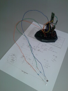 Test circuit connected up
