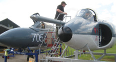 Newark Cockpit Fest 2009 Sea Vixen and Scimitar