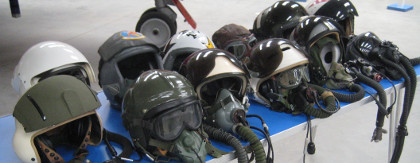 Newark Cockpit Fest 2009 Flying / Flight Helmet Display