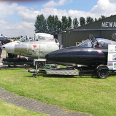 Newark Cockpit Fest 2010 Hawker Hunter F.5 XE584, Sea Hawk