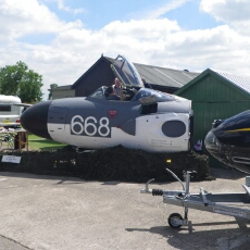 Newark Cockpit Fest 2010 DH Sea Venom XG692 (668)