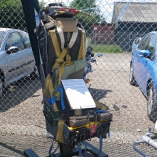 Newark Cockpit Fest 2010 Mk4 ejection seat from a Lightning