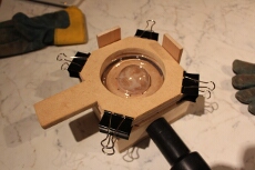 Dalek skirt hemisphere vacuum former