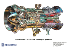 Industrial RB211 24G Engine, Gas Fuelled Industrial RB211 24G Engine, Gas Fuelled