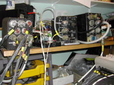 PTR-175 radio installation Lightning T5 test rig