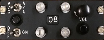 Panel A1: TACAN control unit