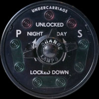 Panel A1: Undercarriage position indicator (stbd)