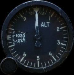 Panel A1: Standby altimeter