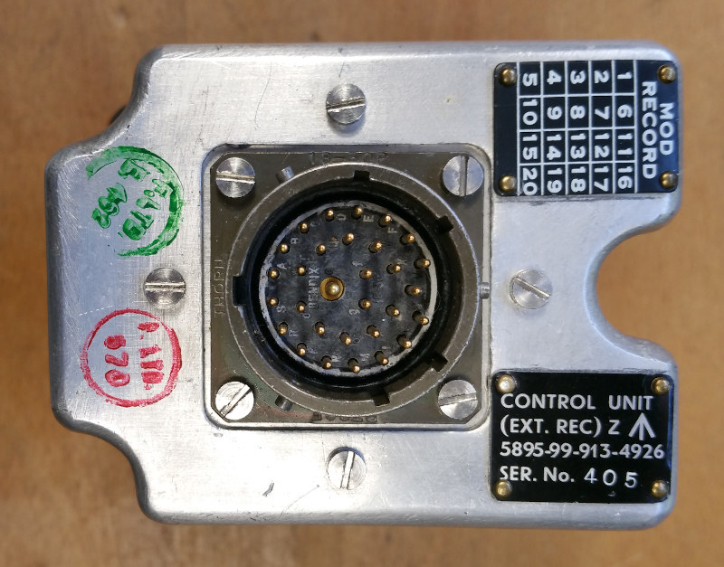 External receiver control unit - S-band or E/F-band homer